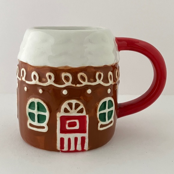 14 oz GINGERBREAD HOUSE Target Wondershop Christmas Earthenware Figural Mug 2023 - Picture 4 of 13